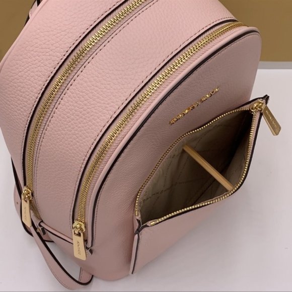 Michael Kors Adina Medium Backpack Leather Powder Blush - Picture 15 of 16